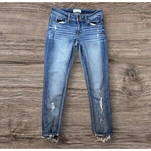 BKE Payton Universal Fit Mid Rise Ankle Skinny Medium Wash Jeans Women Size 29